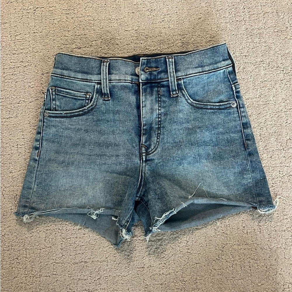 Express High Rise Jean Shorts